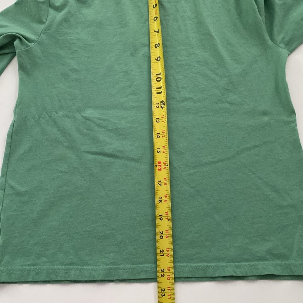 Polo Ralph Lauren Long Sleeve Shirt Green Cotton size L - Picture 7 of 8